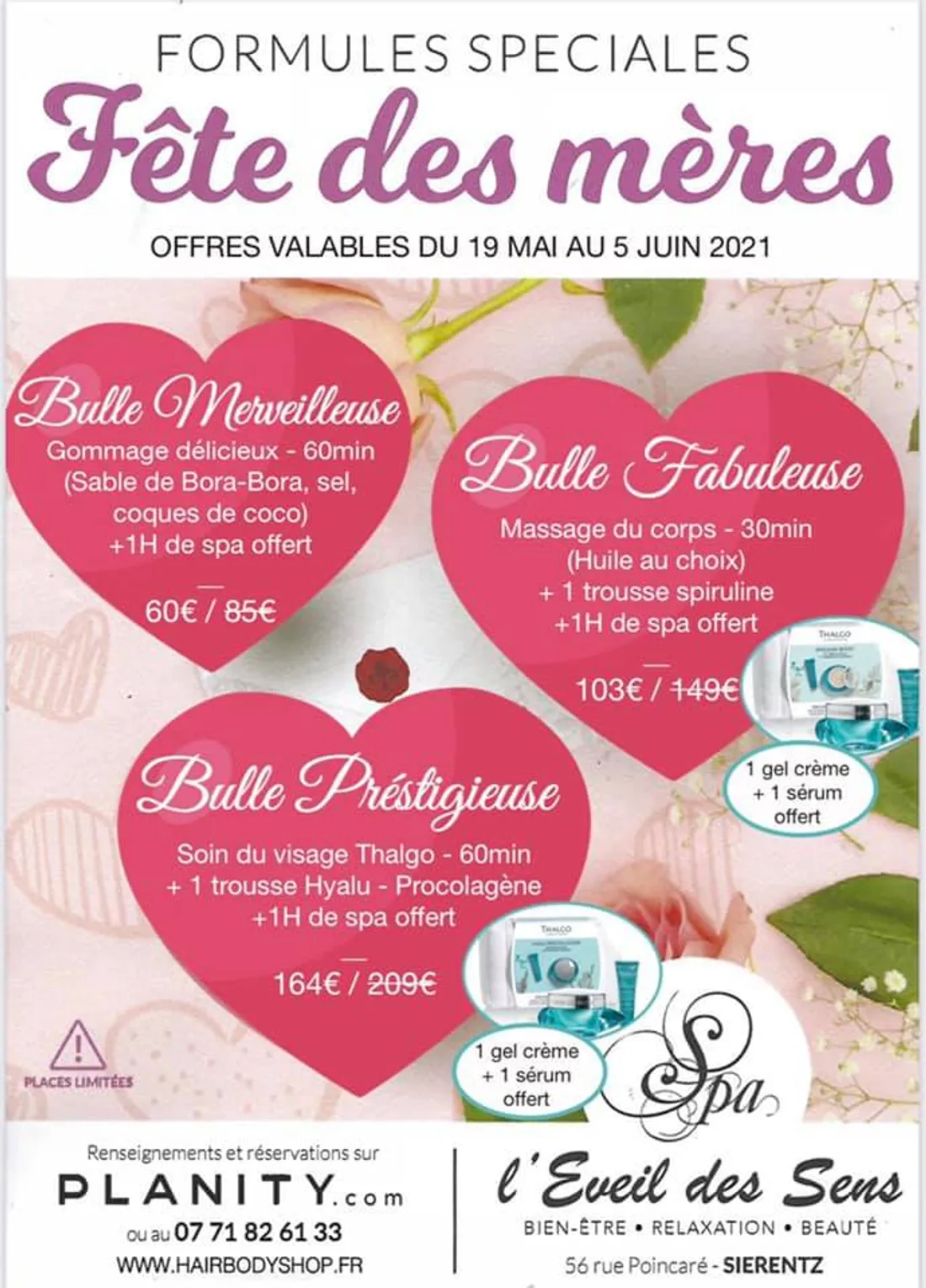 Fêtes des mères - Spa L'Eveil des Sens